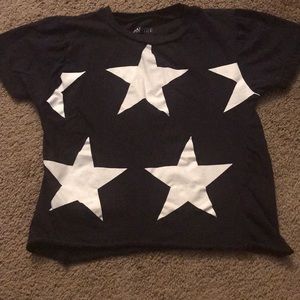 Star cropped t-shirt
